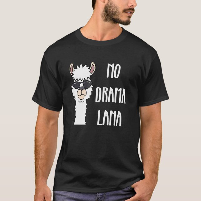 Camiseta Alpaca No Drama Lama (Anverso)