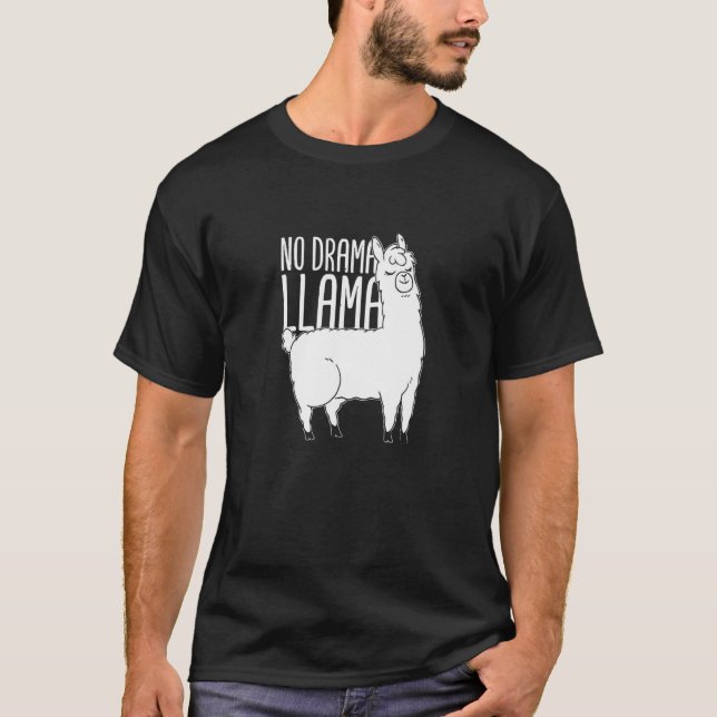 Camiseta Alpaca No Drama Llama (Anverso)