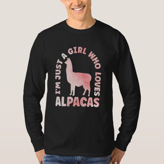 Camiseta Alpaca Outfit for Llama Lovers Apparel Women & Gir (Anverso)