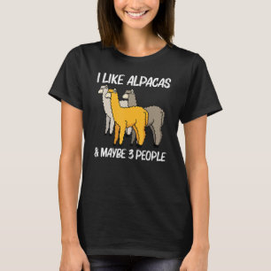 Camiseta Alpaca Para Hombres Mujeres Camelis Mamíferos