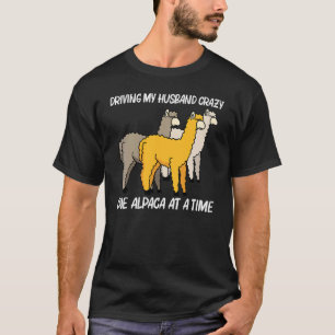 Camiseta Alpaca para mujeres mamá camélido mamífero animal 