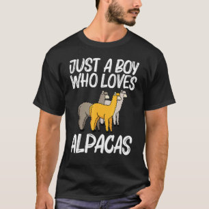 Camiseta Alpaca Para Niños Camelid Mammal Animal