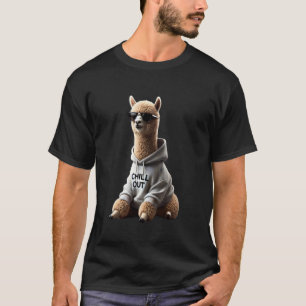 Camiseta Alpaca Perezoso Divertido Relajandose Relajarse De