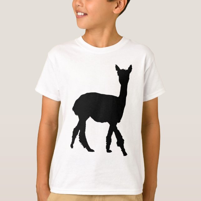 Camiseta Alpaca que camina (Anverso)