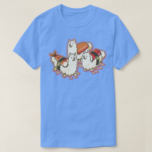 Camiseta Alpaca Sushi Niguiri (Diseño del anverso)