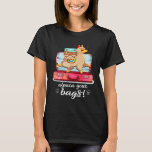 Camiseta Alpaca tus bolsas Guay Llama vacaciones Viajes de 