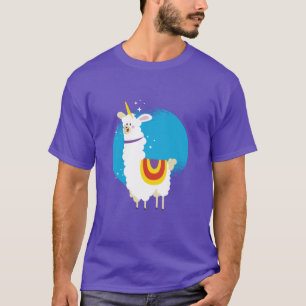 Camiseta Alpaca unicornio