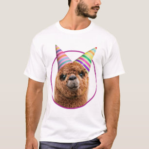 Camiseta Alpaca vistiendo Gorras Fiestas