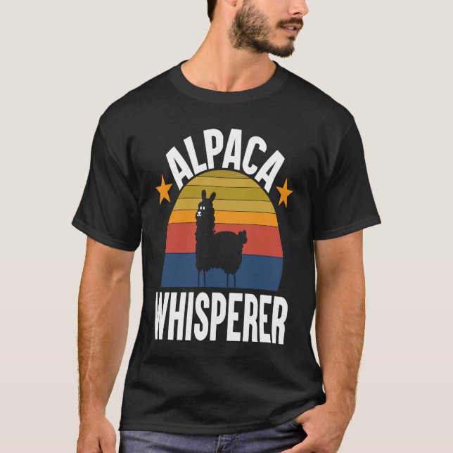 Camiseta Alpaca Whisperer I Alpaca (Anverso)