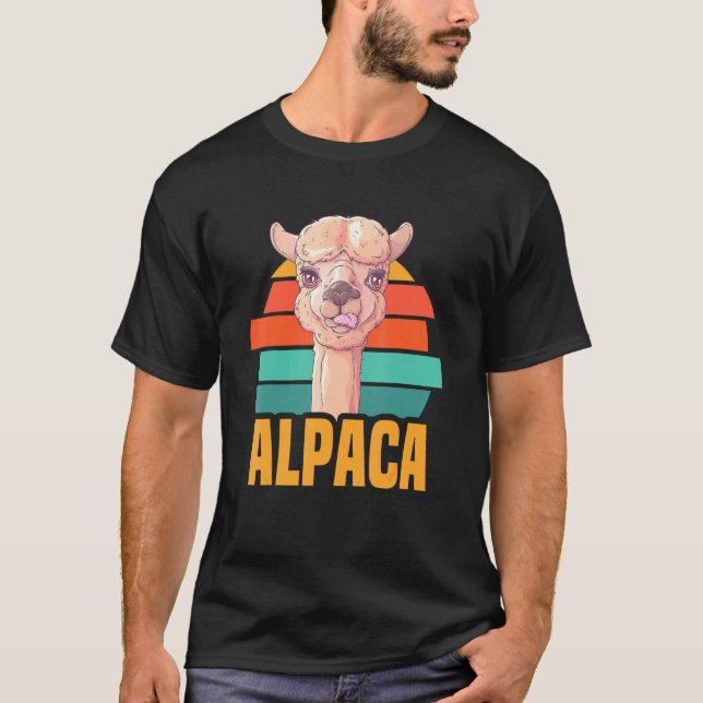 Camiseta Alpaca Y Llama Animales Animales Alpaca Hike Llama (Anverso)