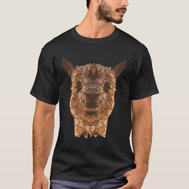 Camiseta Alpaca y llama Motif (Anverso)