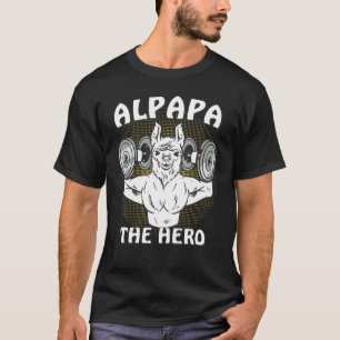 Camiseta ALPAPA EL HÉROE Alpapa Padre Familia Llama Papa