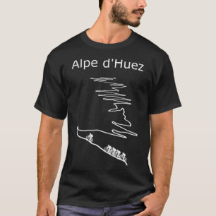 Camiseta Alpe d Huez en Francia diseño de ciclismo para hom