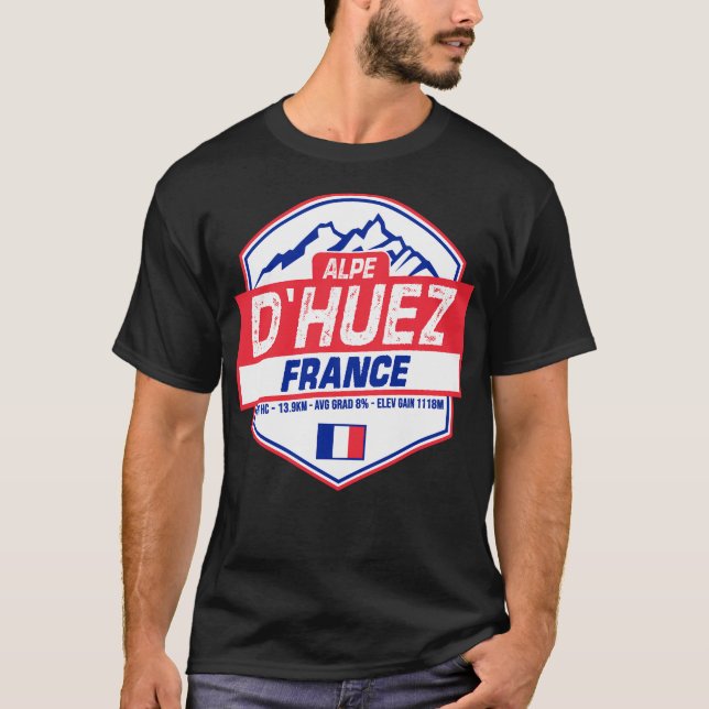 Camiseta Alpe D'Huez Ciclismo Francia (Anverso)