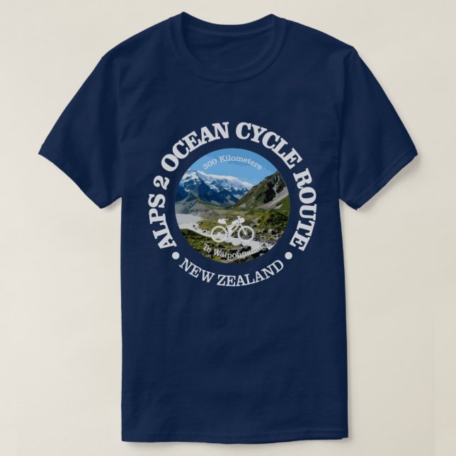Camiseta Alpes 2 Océano (Ciclismo C) (Diseño del anverso)