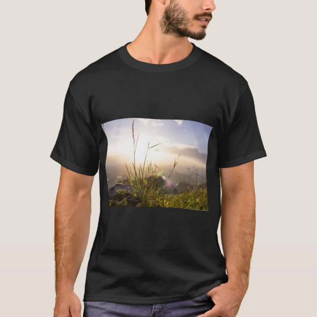 Camiseta Alpes Allgäu Montañas Escénicas (Anverso)