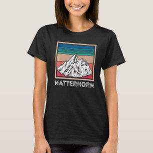 Camiseta Alpes Matterhorn Suiza Souvenir Ski Zermatt S