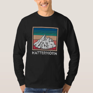 Camiseta Alpes Matterhorn Suiza Souvenir Ski Zermatt S