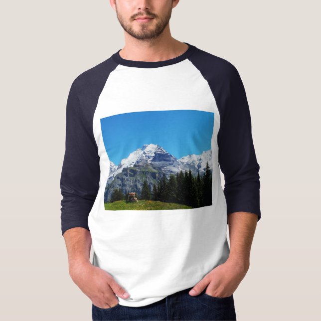 Camiseta Alpes suizos (Anverso)