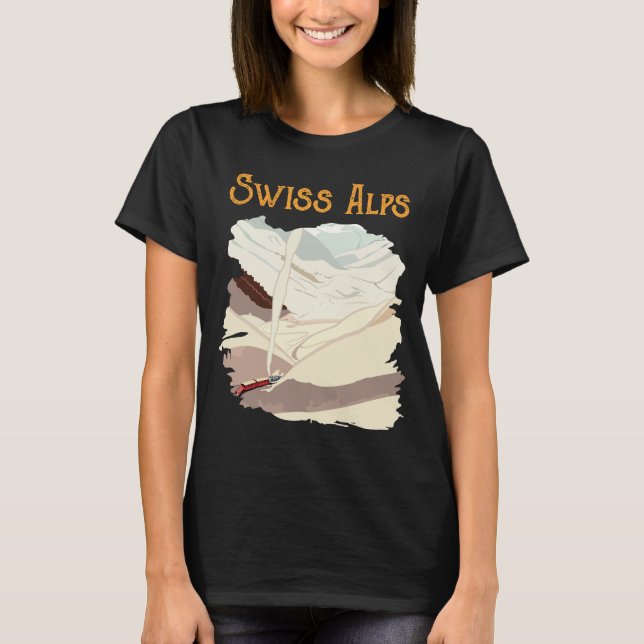 Camiseta Alpes suizos (Anverso)