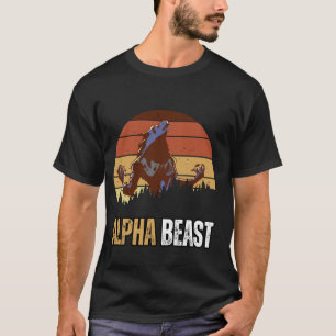 Camiseta Alpha Beast Strand Confident Wolf Meme Betas W
