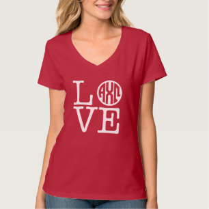 Camiseta Alpha Chi Omega Amor