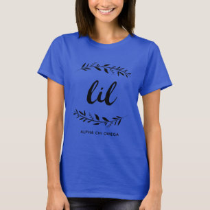 Camiseta Alpha Chi Omega   Corona pequeña