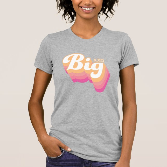 Camiseta Alpha Chi Omega| Grande (Anverso)