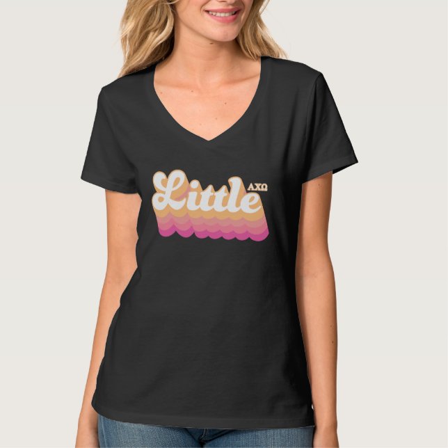 Camiseta Alpha Chi Omega | Hermana menor (Anverso)