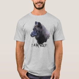 Camiseta Alpha Gray Wolf Head Wildlife T-Shirt