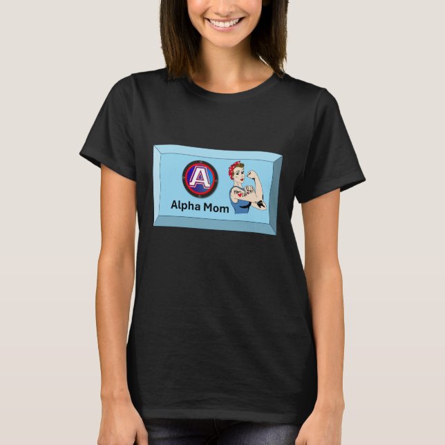 Camiseta Alpha Mom (Anverso)
