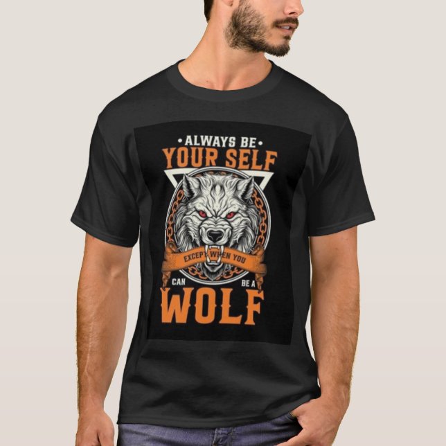 Camiseta Alpha Wolf Mindset: Unleash Your Inner Beast (Anverso)