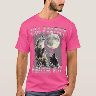 Camiseta Alpha Wolf Te Protegeré Kitten Funny