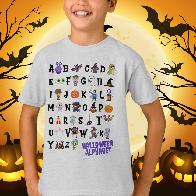 Camiseta Alphabet Kids de Halloween (Subido por el creador)