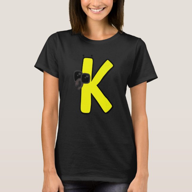 Camiseta Alphabet Lore k (Anverso)