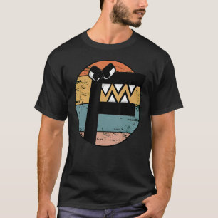 Camiseta Alphabet Lore of Costume Retro Sunset For Boys Vil