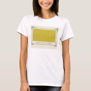 Camiseta Alphonse Allais, April Fools, Yellow, Resumen Art