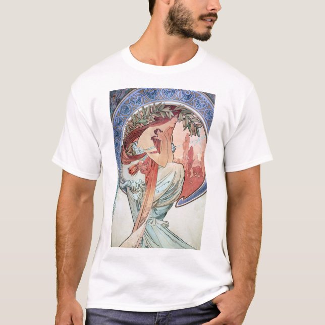 Camiseta Alphonse Mucha (Anverso)