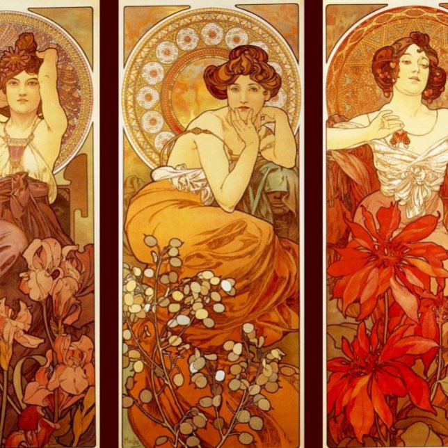 Camiseta Alphonse Mucha (Subido por el creador)