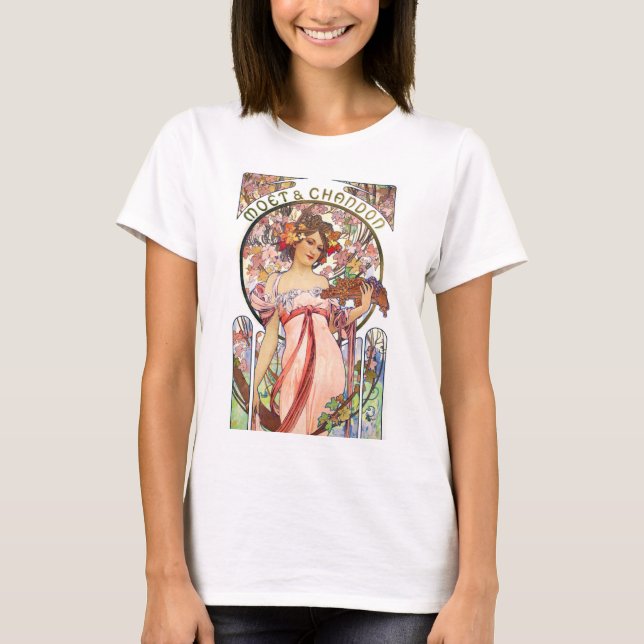 Camiseta Alphonse Mucha (Anverso)