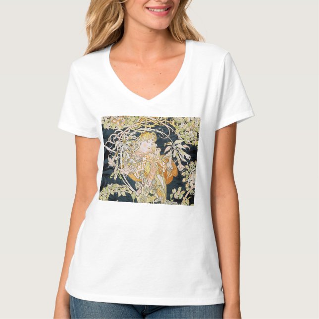Camiseta “Alphonse Mucha” (Anverso)