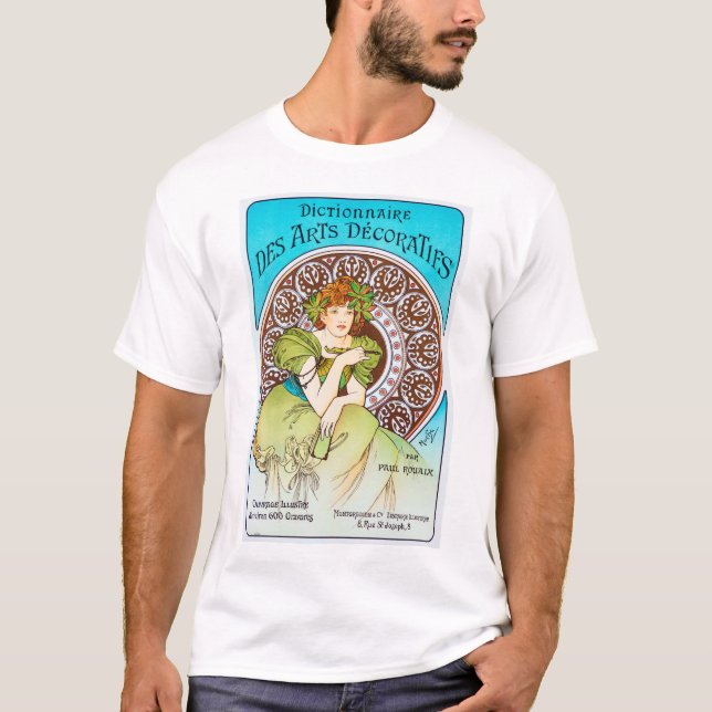 Camiseta Alphonse Mucha (Anverso)