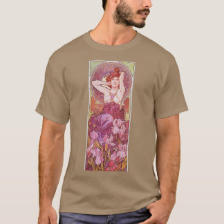 Camiseta Alphonse Mucha Amethyst 2