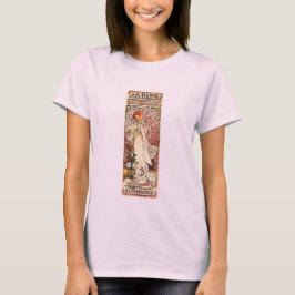 Camiseta Alphonse Mucha Art Nouveau