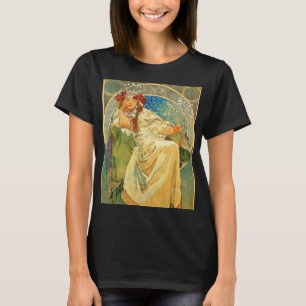 Camiseta Alphonse Mucha Art Nouveau Princess Hyacinth