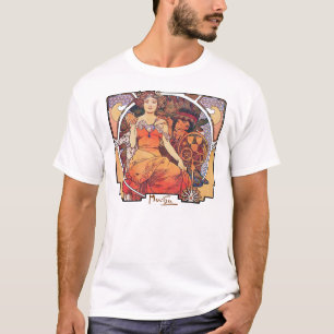 Camiseta Alphonse Mucha - Feria Mundial de St. Louis 1904