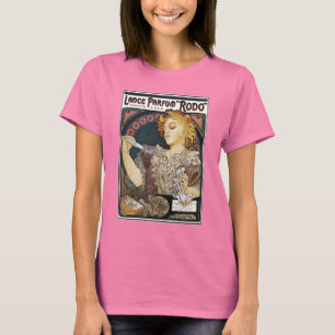 Camiseta Alphonse Mucha- Lance Parfum "Rodo" - Anuncio Perf
