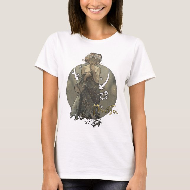 Camiseta Alphonse Mucha - Morning star shirt (Anverso)