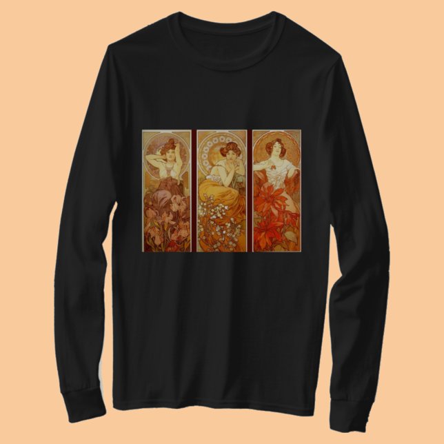 Camiseta Alphonse Mucha Piedras Preciosas (Subido por el creador)