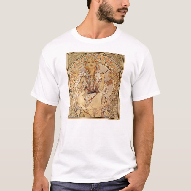 Camiseta Alphonse Mucha - Slavia (Anverso)